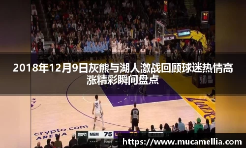 意昂体育2018年12月9日灰熊与湖人激战回顾球迷热情高涨精彩瞬间盘点
